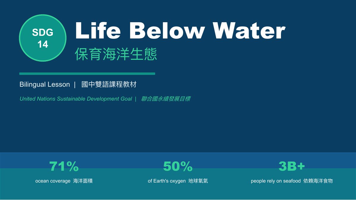 SDG 14 保育海洋生態（簡化版）