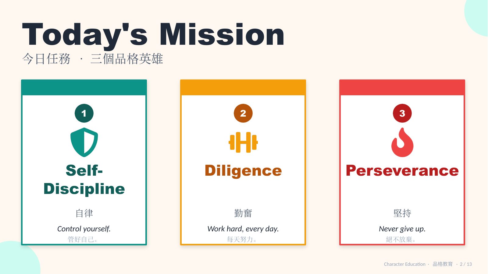 品格教育 — slide 2