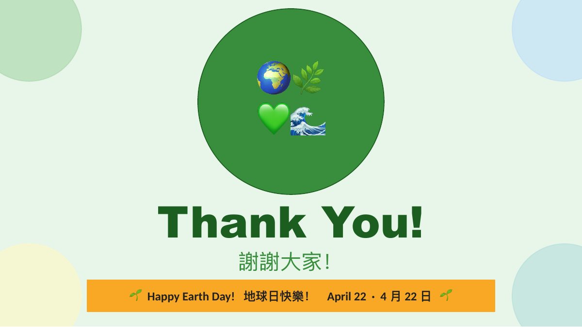 地球日 Earth Day — slide 20