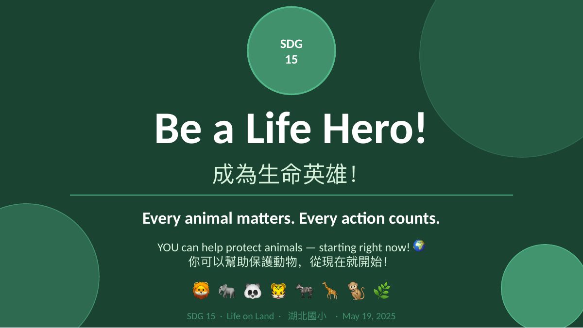 SDG 15 陸地生態 — slide 13