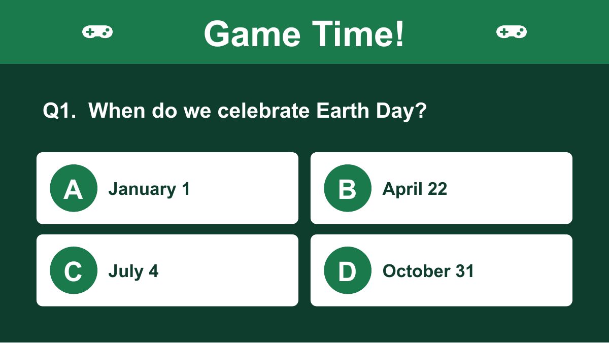 地球日 Earth Day — slide 5