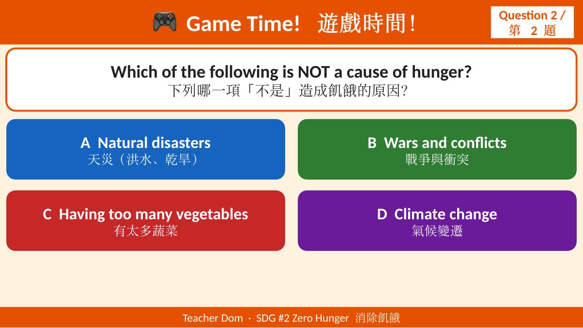 SDG 2 消除飢餓（遊戲互動版） — slide 8